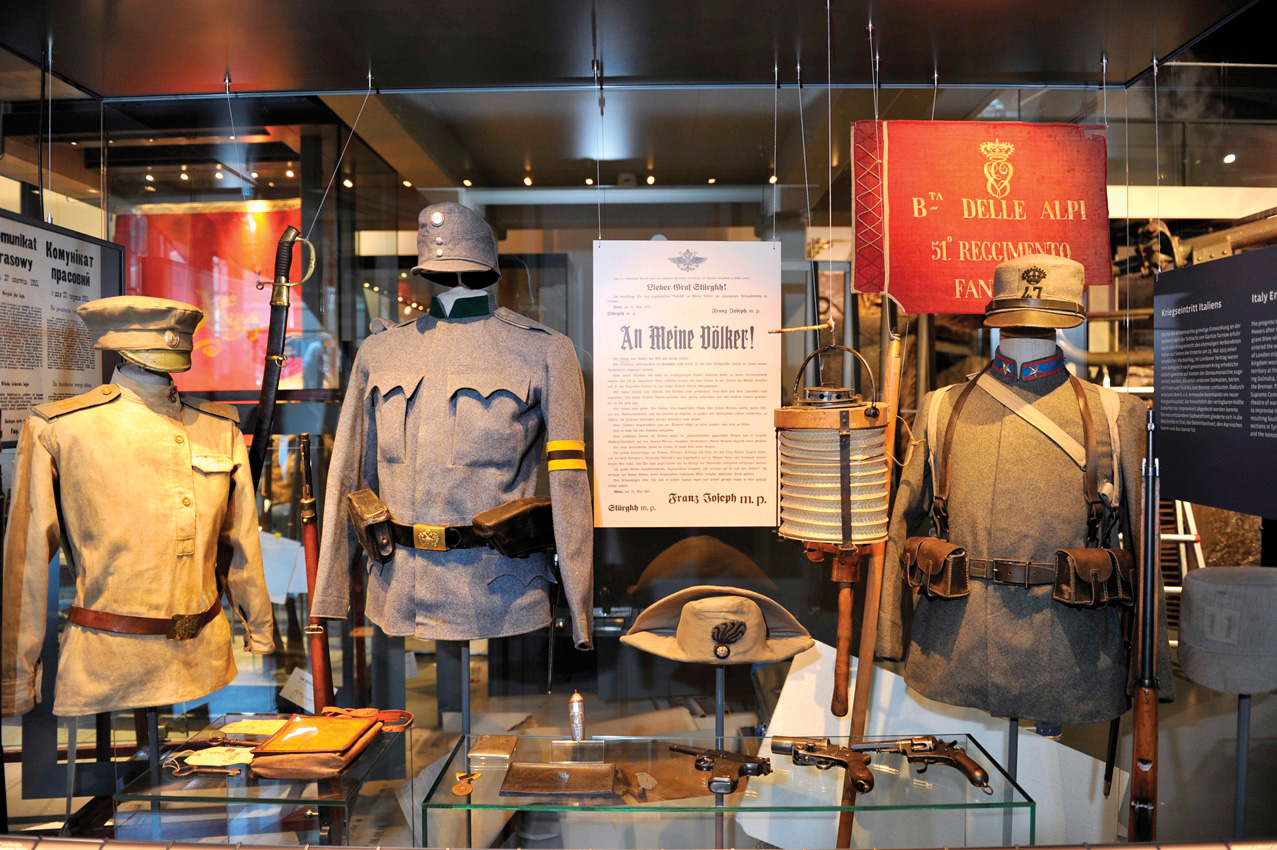 Uniforms of the Austro-Hungarian Army at the outbreak of World War I. 