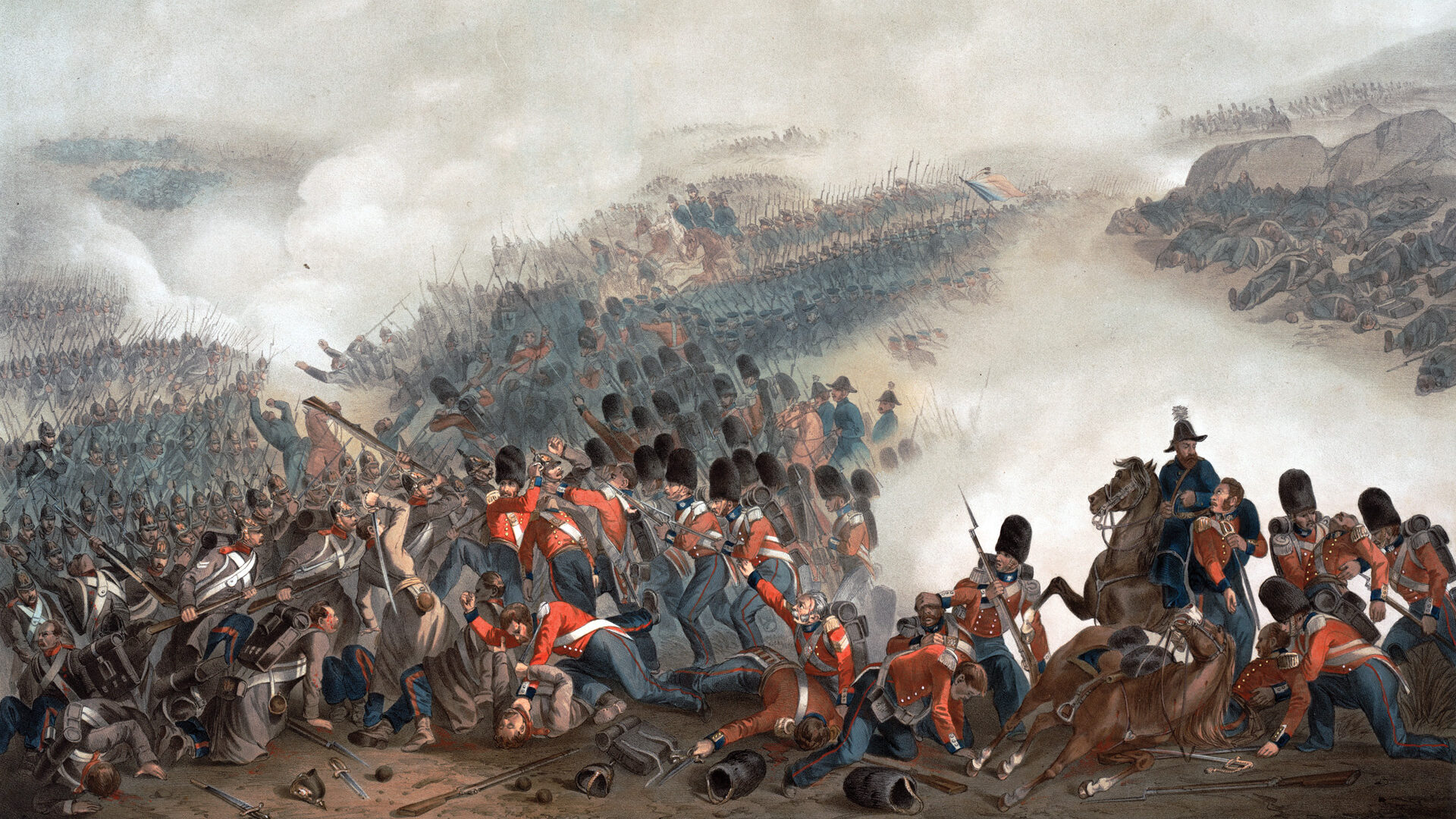 Maj. Gen. John Pennefather’s troops checked the masses of Russian soldiers assailing their positions through a combination of timely counterattacks and well-served artillery that raked the Russians’ tightly packed formations.