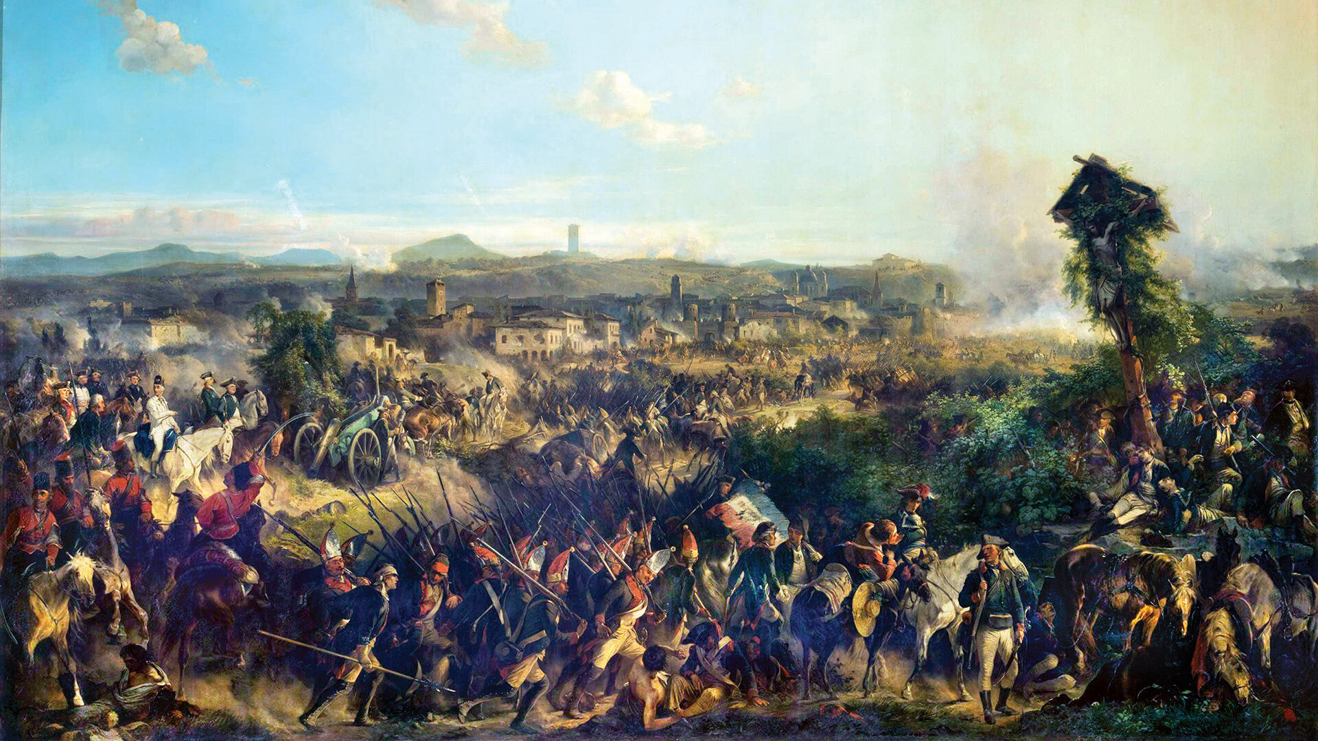 In the confusion of Suvorov's sledgehammer attack at Novi, Joubert made the fatal mistake of leading troops into battle in the opening phase and was cut down by an Austrian volley. 