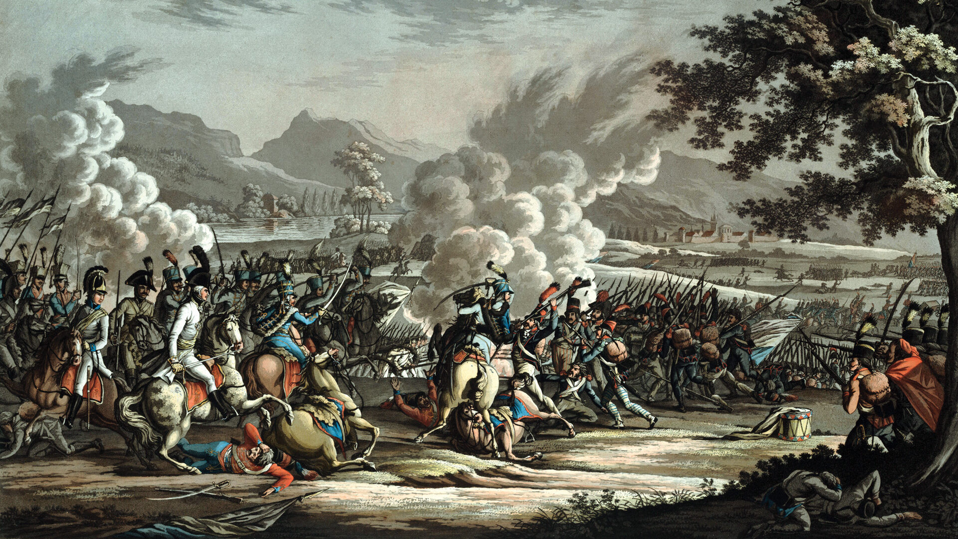 The Austrians easily defeated the French at Magnano south of  Verona because the French commander poorly handled his forces.
