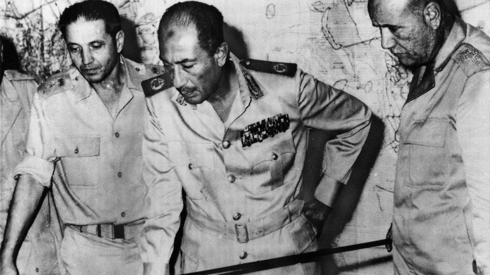 Egyptian President Anwar Sadat planned to fight a largely defensive battle in the Sinai but eventually deviated from the plan with disastrous results. 