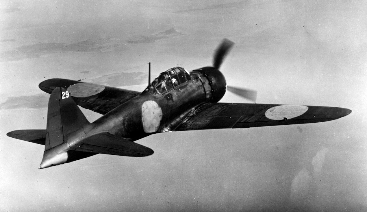 The U.S. Navy F6F Hellcat showed superior performance to the Japanese Zero in air speed and when climbing and diving.