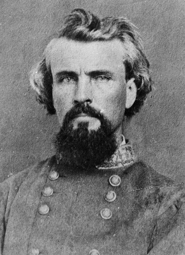 Confederate Maj. Gen. Nathan Bedford Forrest.