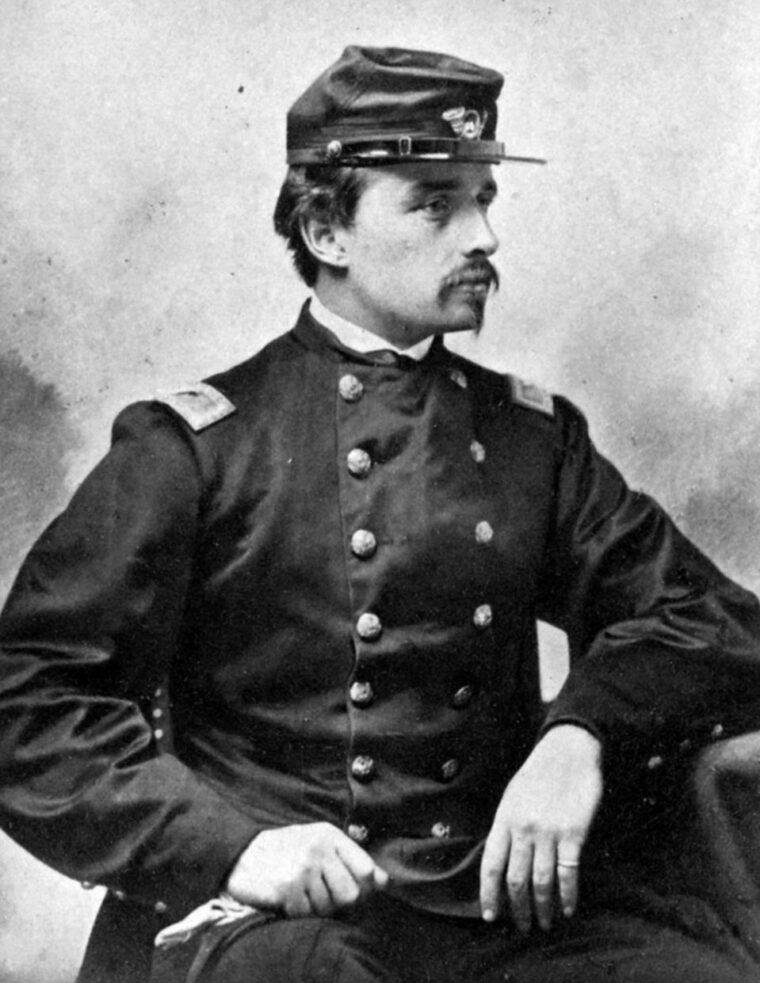 Colonel Robert Gould Shaw was killed in the gallant assault. 