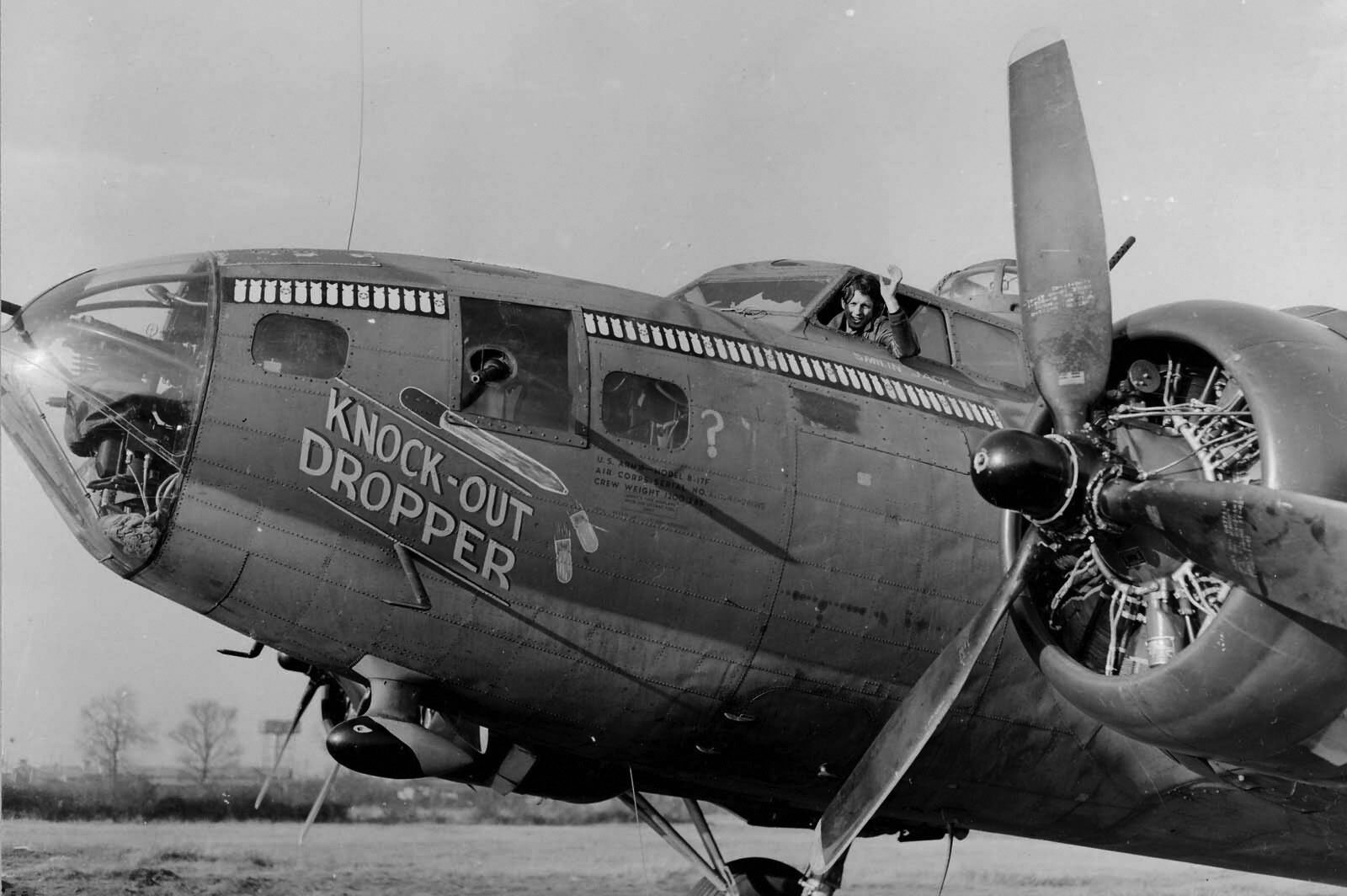 Knock-Out Dropper from the 303rd Bomb Group survived 75 missions over Germany before returning to the United States.