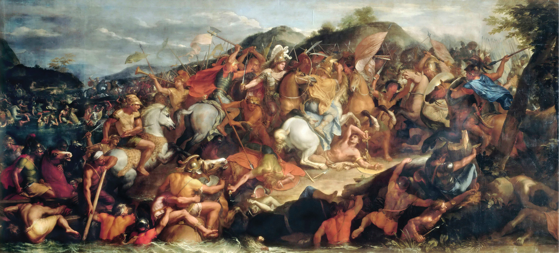 At the Battle of Granicus in 334 bc, Alexander defeated the forces of the Persian satraps of Asia Minor. Afterward, Alexander captured the coastal cities, which supplied his army while denying the Persian fleet a place to land and resupply.