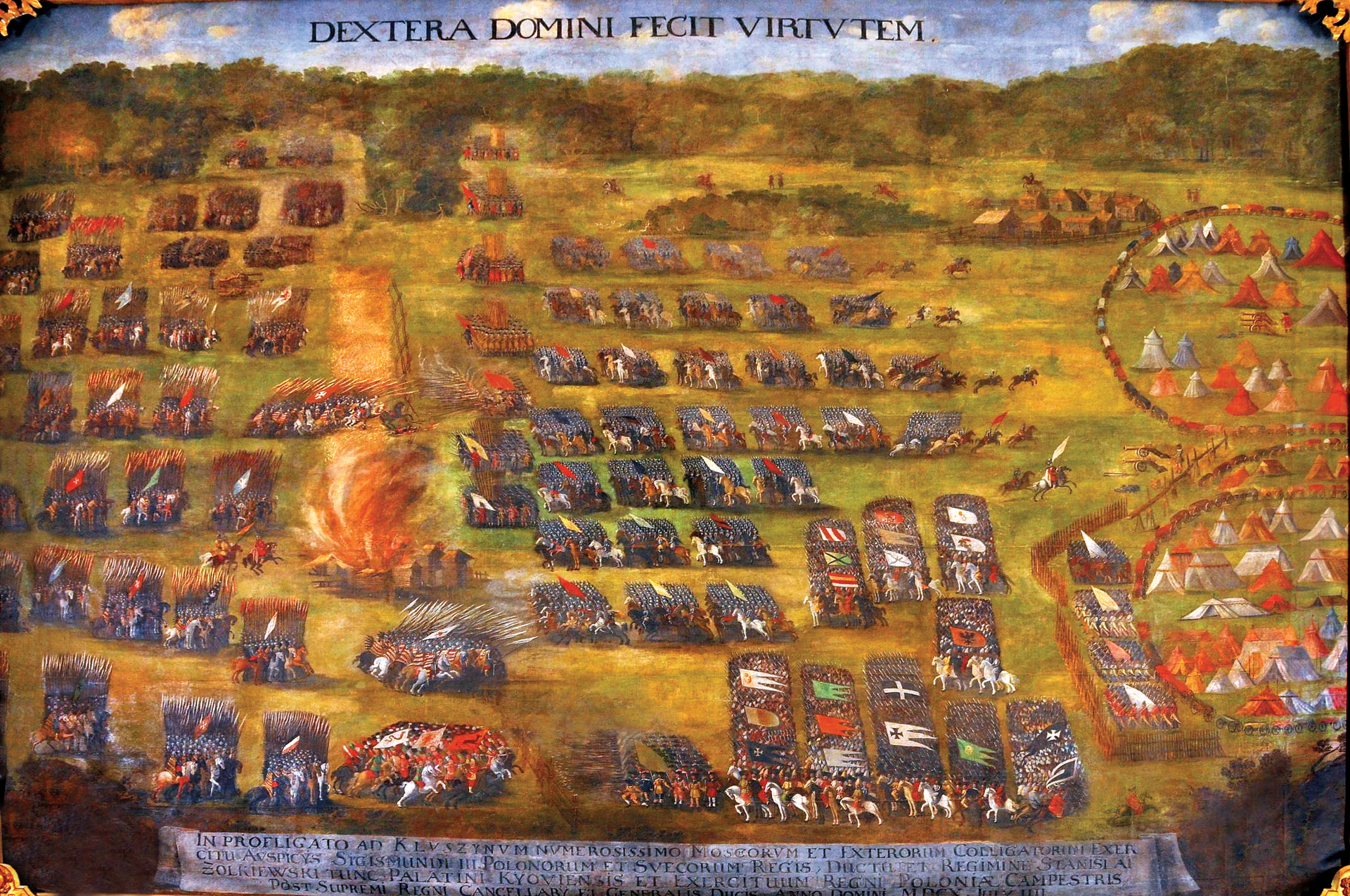 Hetman Stanisław Zółkiewski led a Polish-Lithuanian army to victory at Klushino in 1610. Despite being outnumbered five to one, Zółkiewski skillfully used his 5,000 Husaria to defeat the Russians.