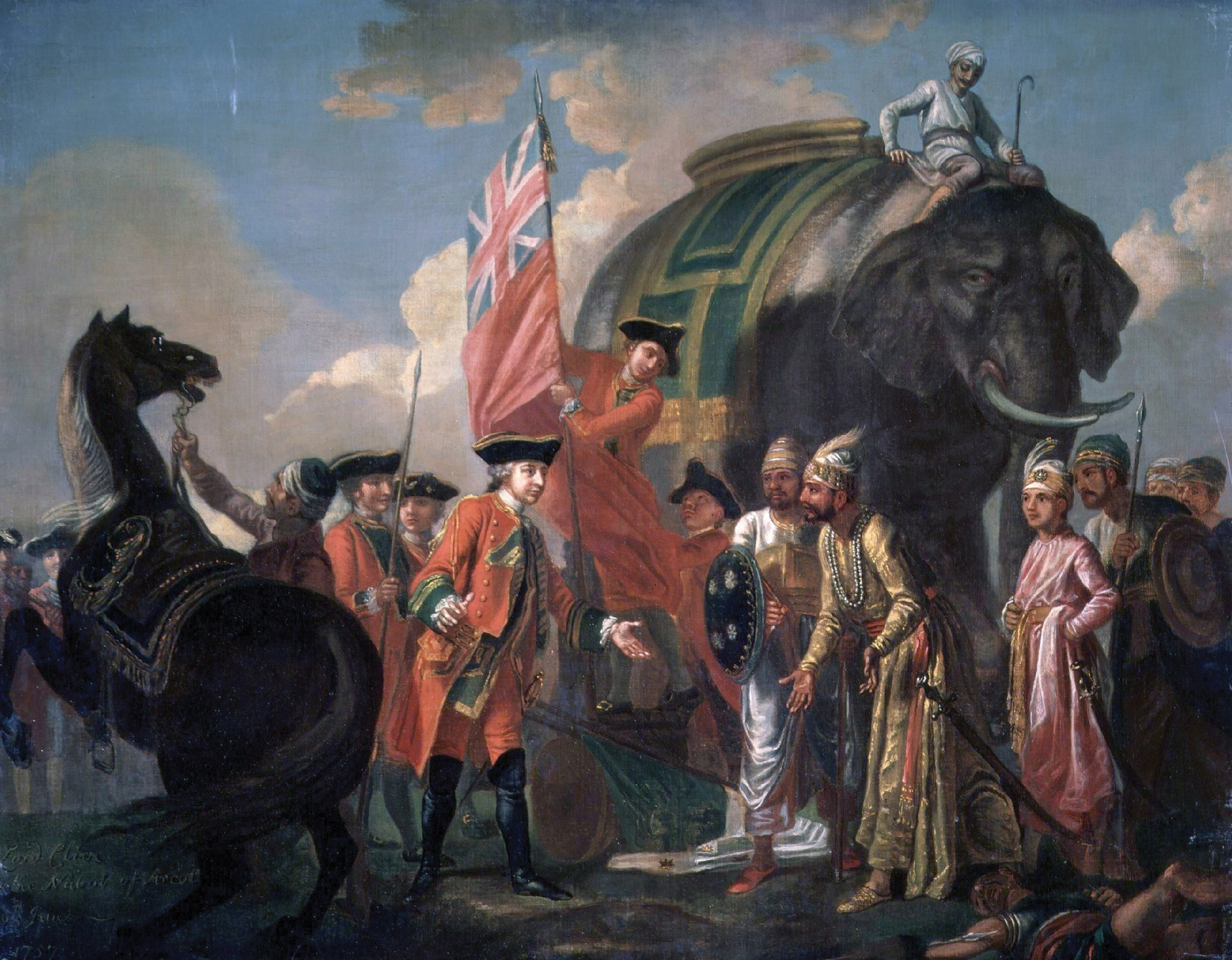 Colonel Clive’s small army was nearly encircled by the Nawab’s mighty host at Plassey. But what they lacked in numbers, the British made up for in leadership and fighting spirit.
