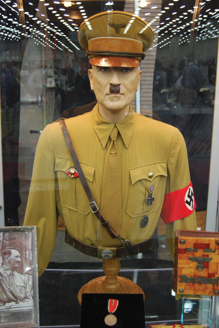 An SA-style uniform owned by German leader Adolf Hitler. 
