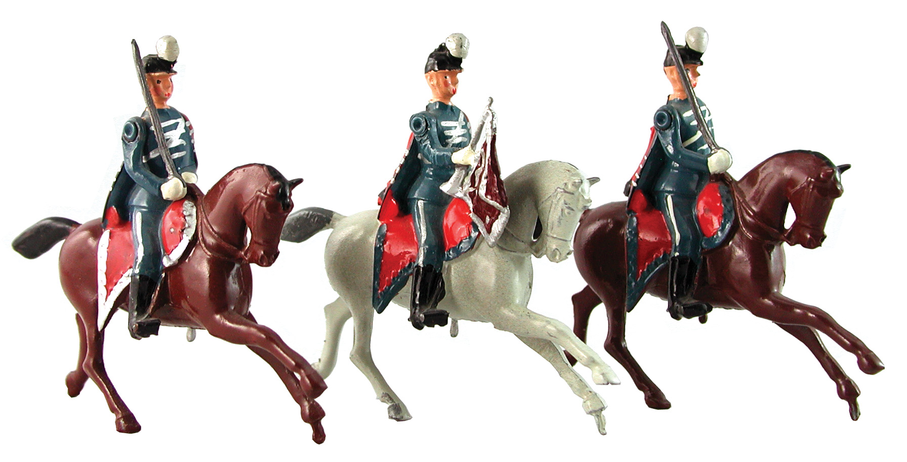 Britains’ range extended well beyond the British Empire, and their stock included dozens of troops from other nations, such as the Danish Gardehussars.