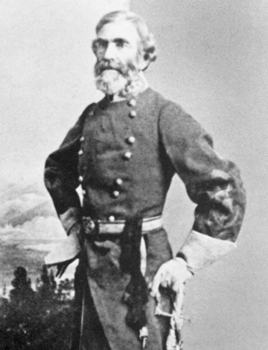 Confederate General Braxton Bragg,