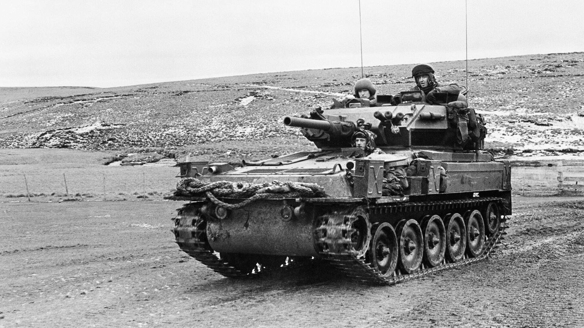 The Scorpion light tank was one of the few military vehicles the British had that was capable of operating in the rough terrain of the Falkland Islands. The tanks not only furnished much-needed firepower but also diverted attention from British infantry attempting to infiltrate Argentine lines.