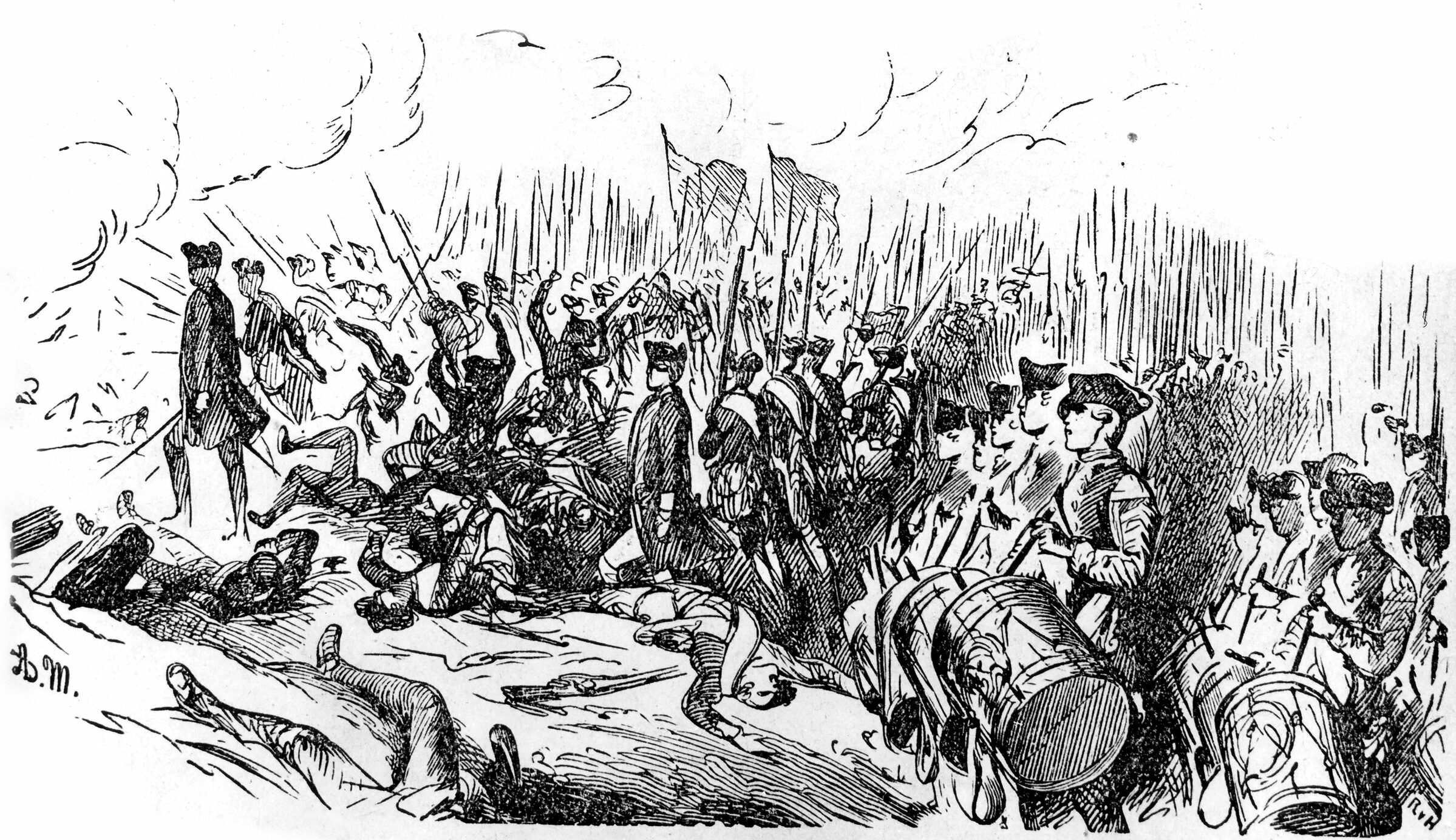 At Kolin, Daun’s well-handled Austrian troops beat back repeated Prussian attempts to outflank them. An assault on the Austrian center, led by Prince Moritz Furst Anhalt-Dessau, also failed.