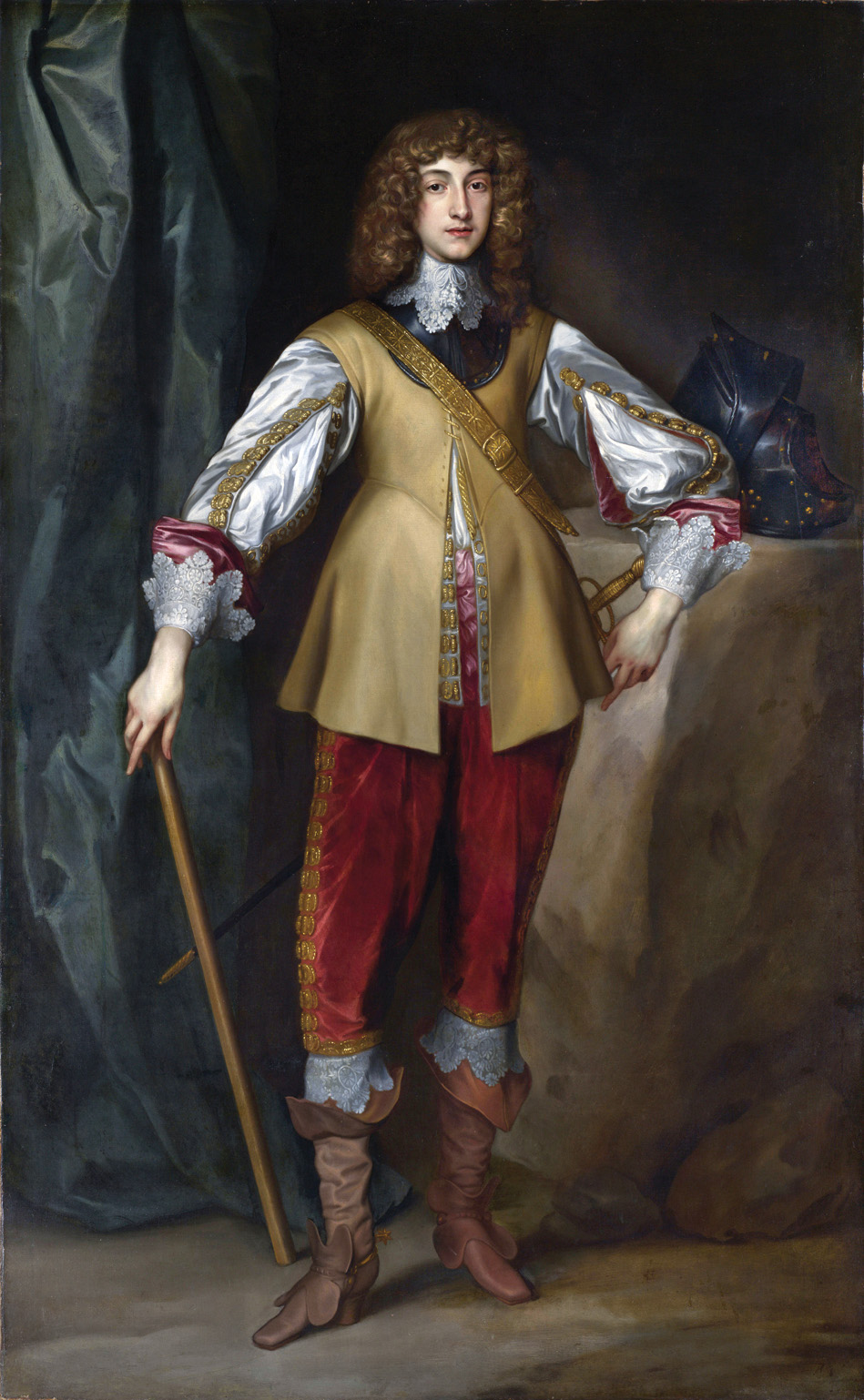 Prince Rupert of the Rhine, the dashing and skilled 23-year-old nephew of English King Charles I, led Royalist forces at Marston Moor.