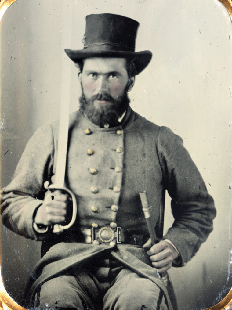 Private Luther Hart Clapp of the 37th Virginia Infantry Regiment fought in Brig. Gen. William Terry’s Brigade, which turned the right flank of Ricketts’s division in the last stage of the battle.