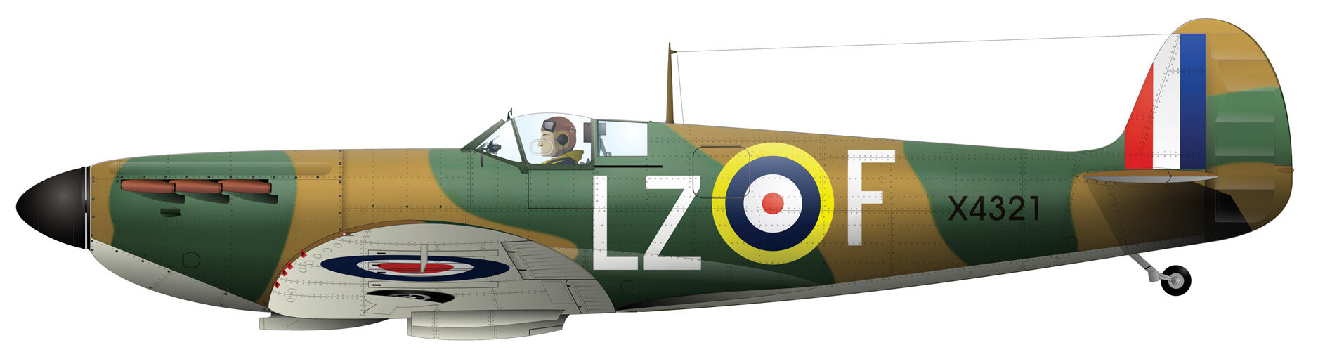 Spitfire Mk I, No. 66 Squadron, Royal Air Force.