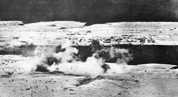 The German Luftwaffe strafed and bombed Tobruk repeatedly to support Rommel’s ground assault.