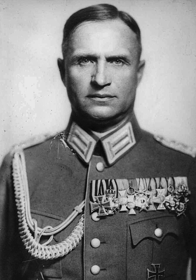 "Half-Jew" and later Luftwaffe General Helmut Wilberg; Hitler declared him Aryan in 1935.