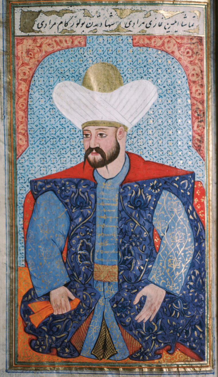 Sultan Bayezid I, Turkish ruler since his father’s death at the Battle of Kosovo in 1389.
