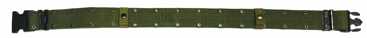 The All-Purpose Lightweight Individual Carrying Equipment belt, with quick-release feature, was introduced in the 1970s as part of the Integrated Individual Fighting System belt.