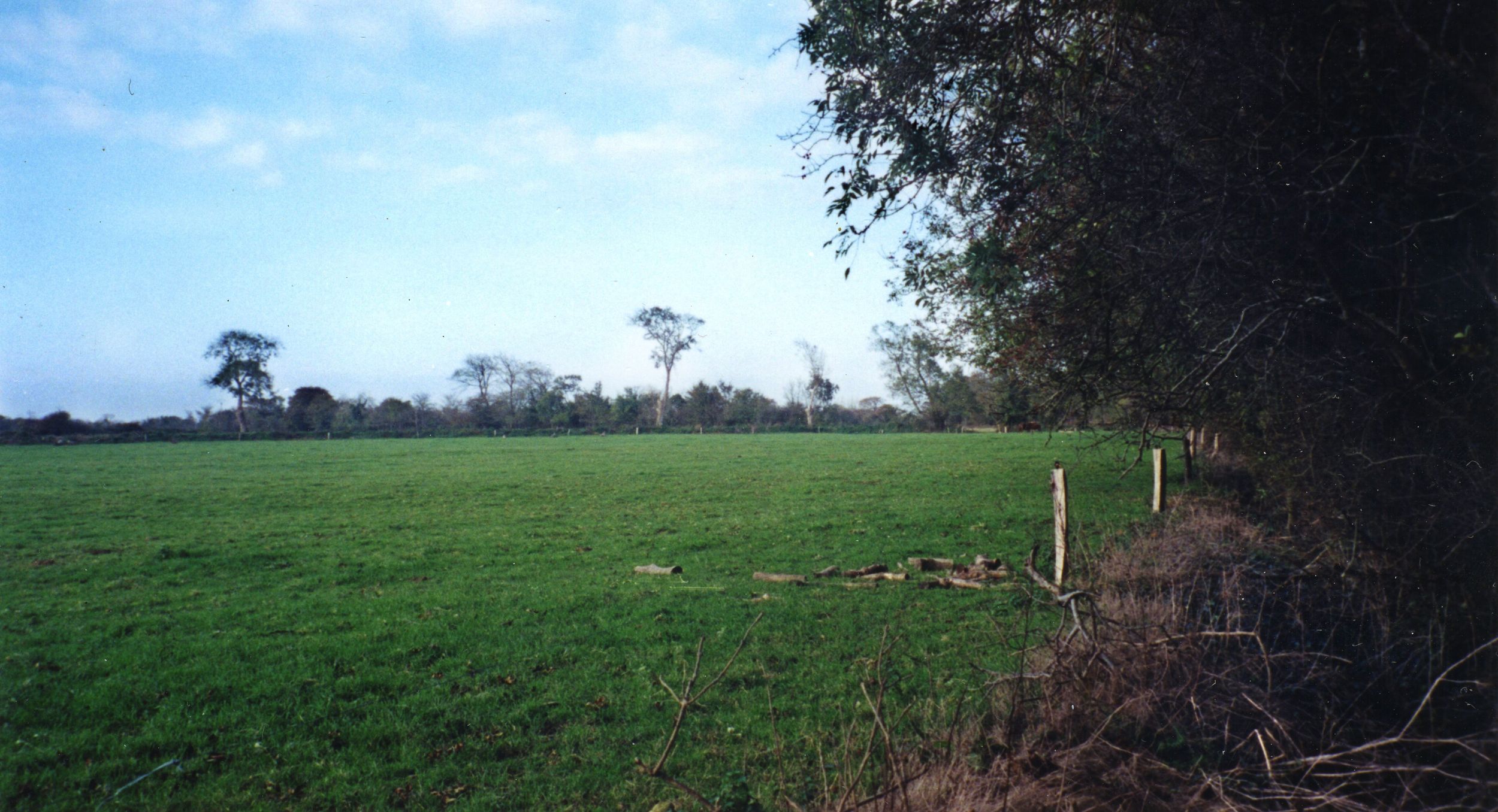 Today just a quiet, open pasture, this field at Brécourt Manor, between Le Grand Chemin and Ste. Marie-du-Mont, was the site of a four-gun German battery and the scene of fierce fighting between the gunners and a handful of 101st Airborne Division troops on D-Day, June 6, 1944. 