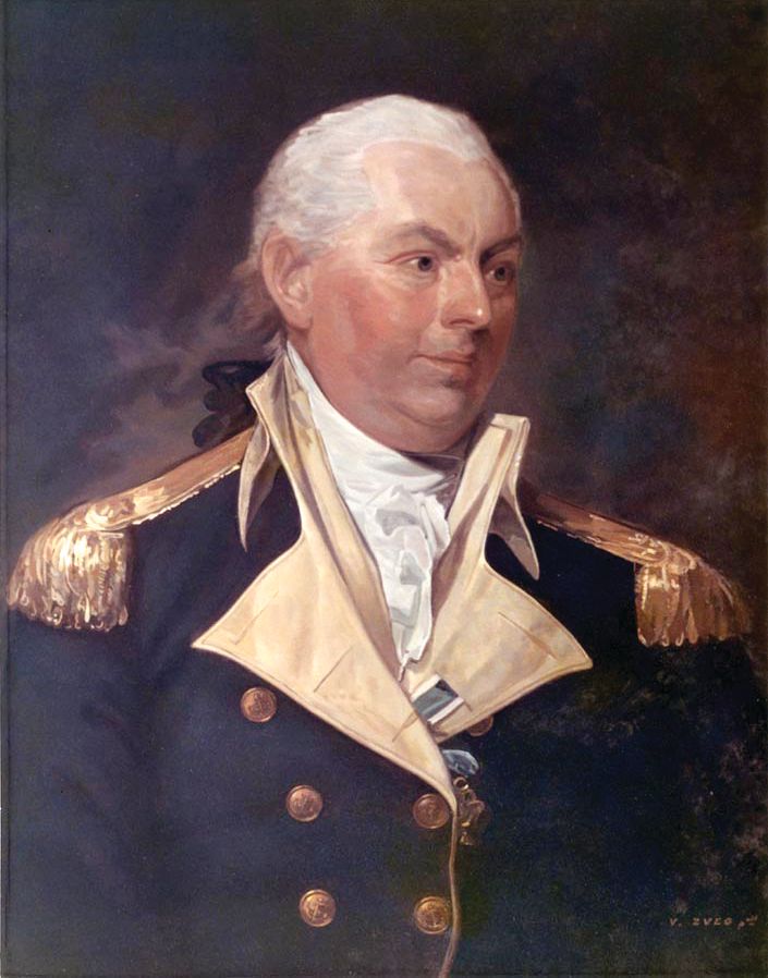 John Barry, a copy of a portrait made after the Revolution by famed portrait artist Gilbert Stuart.
