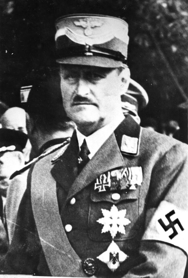 Ulrich von Hassel, Fey’s father and a former German ambassador to Italy, was implicated in the July 20, 1944, plot to assassinate Hitler at Wolf’s Lair in East Prussia and executed in September.