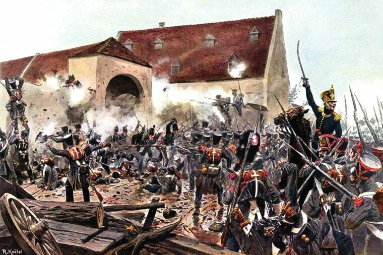 Fighting raged around La Haye Sainte for much of the day until the French finally managed to take it late in the day.
