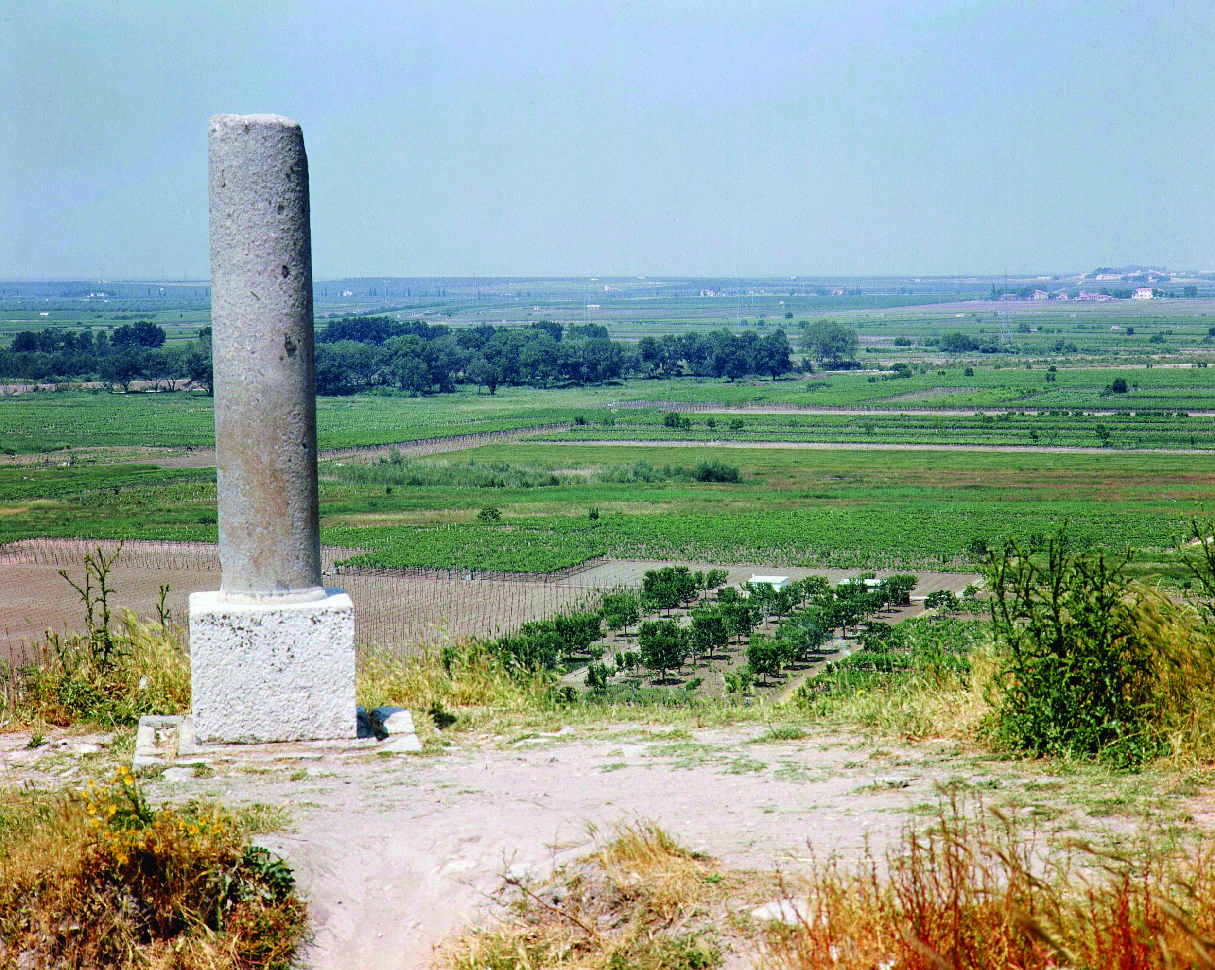 The battlefield at Cannae, where Hannibal in 216 bc inflicted the greatest defeat ever suffered by a Roman army. 