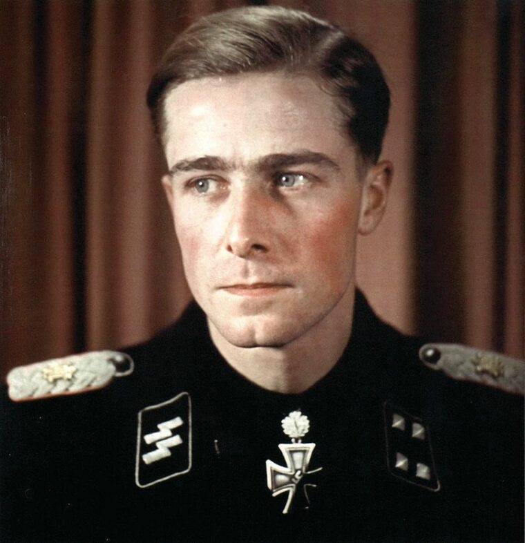 SS Lieutenant Colonel Joachim Peiper, commander of the battle group that massacred U.S. troops near Malmédy, Belgium.