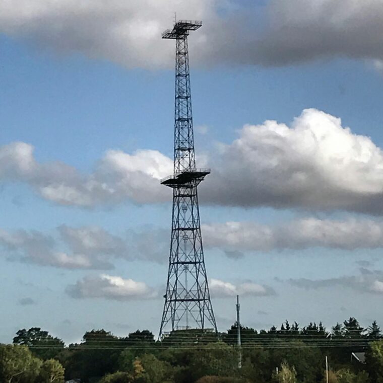 This World War II-era radar tower was initially part of the Chain Home network and located in Canewdon, England.