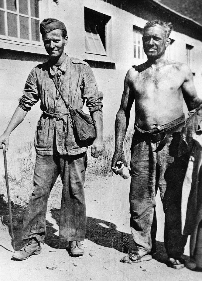 Former inmates of a Soviet gulag, these Poles nevertheless volunteered for the new Polish army being raised by the Russians.  