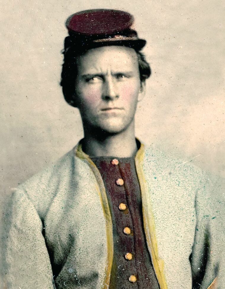 A soldier of the 11th Indiana Infantry, the regiment that was first to gain the crest of Champion’s Hill.
