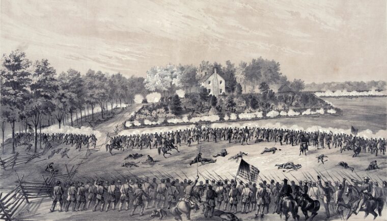Maj. Gen. Ulysses S. Grant defeated Confederate General Joseph Johnston at Jackson two days before Champion’s Hill. To deny the state capitol’s use to Johnston, Grant torched its buildings, cut its telegraph wires, and tore up its railroad tracks.