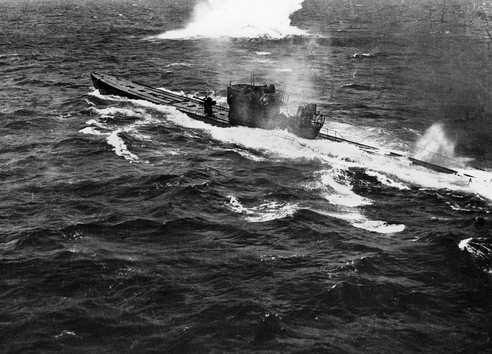 Thanks to the breaking of the naval code and inventions such as sonar, the German U-boat menace began to be reduced.