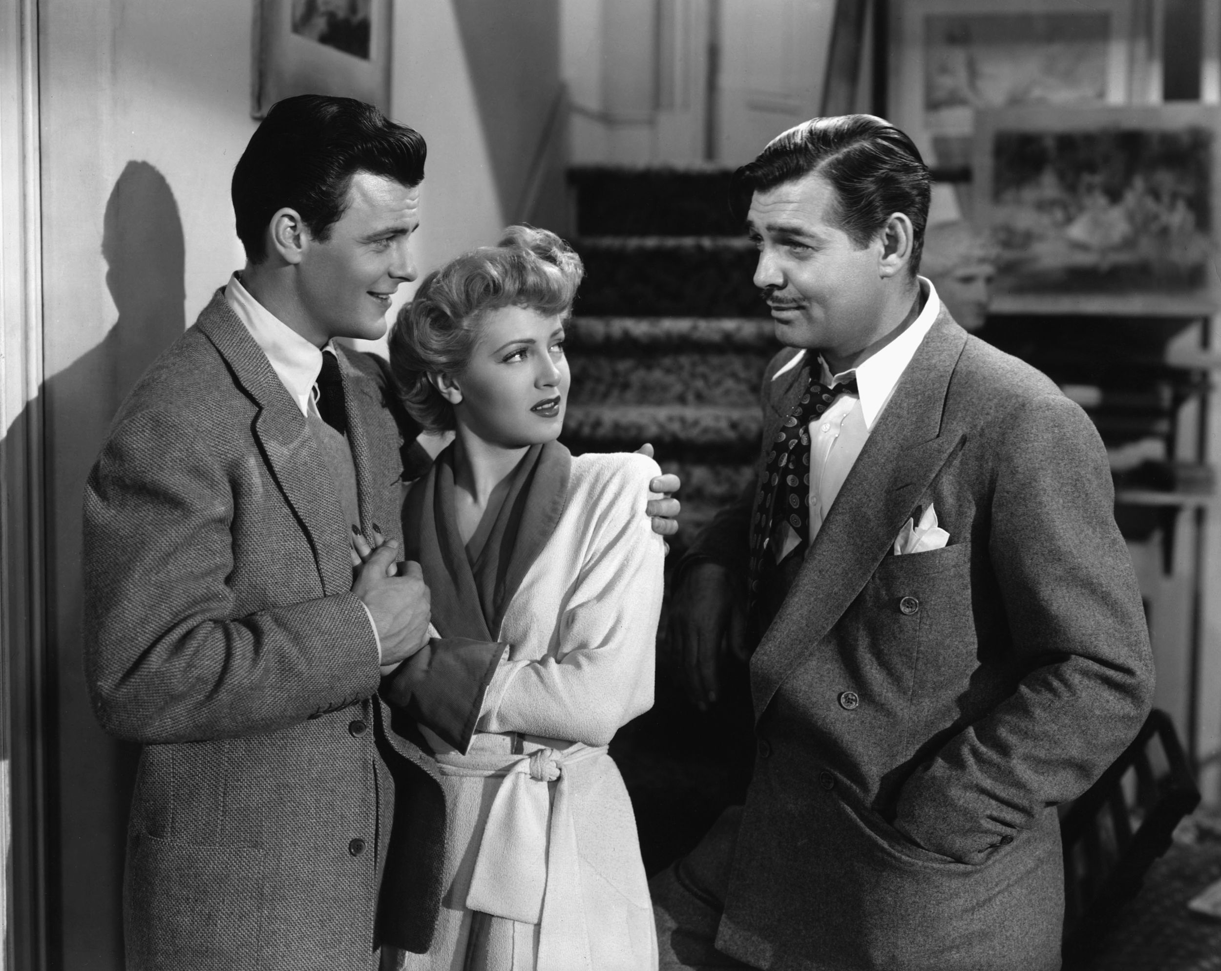 Lana Turner and Clark Gable play intrepid newspaper reporters in Somewhere I’ll Find You.