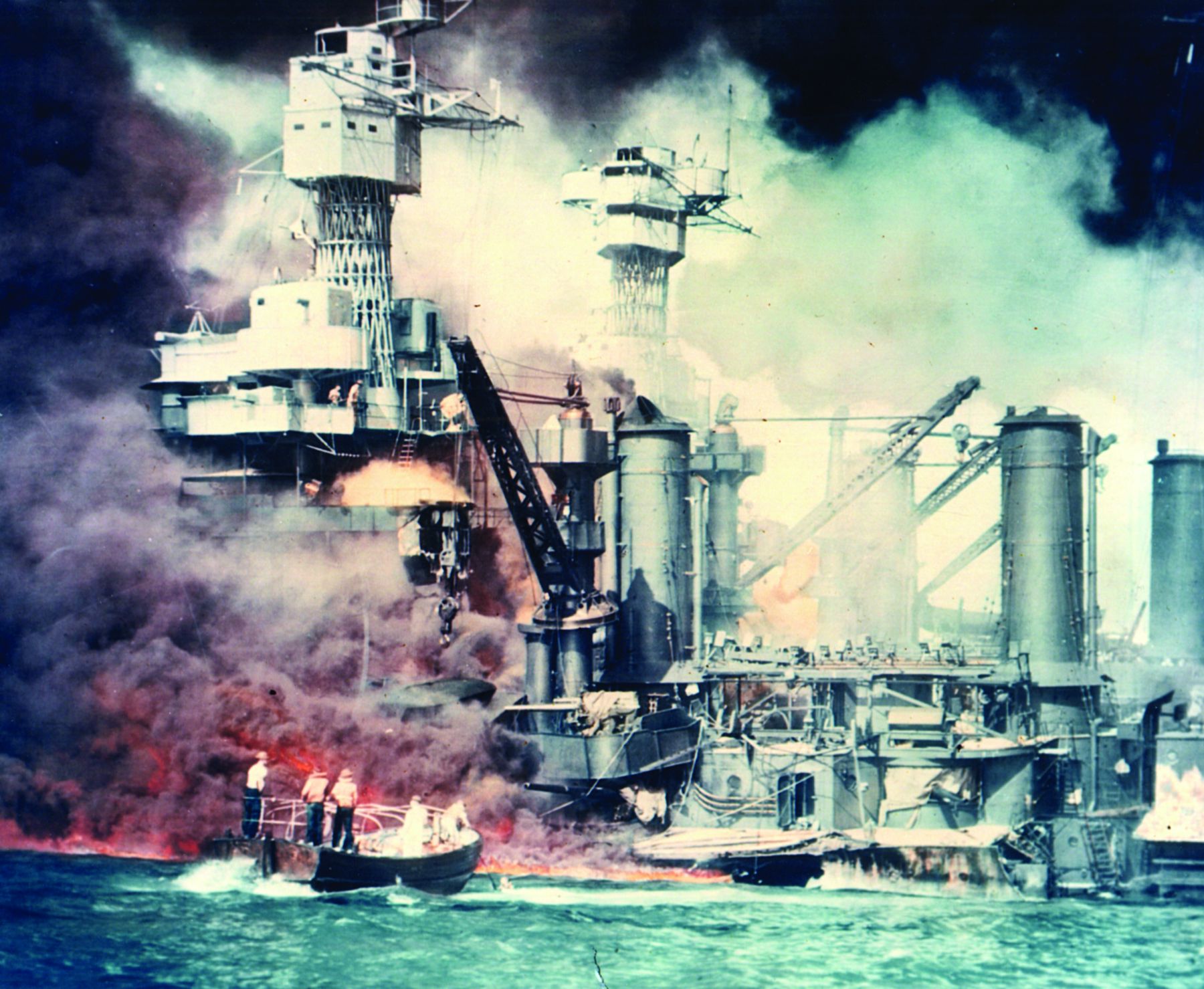 Devastation of the U.S. fleet.