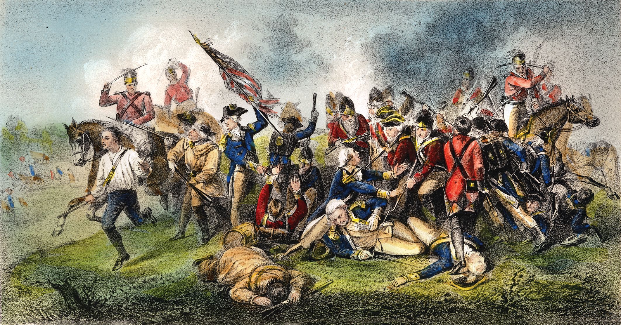 Another American disaster occurred at Camden, South Carolina when Cornwallis, although outnumbered, routed the American army commanded by General Horation Gates. 