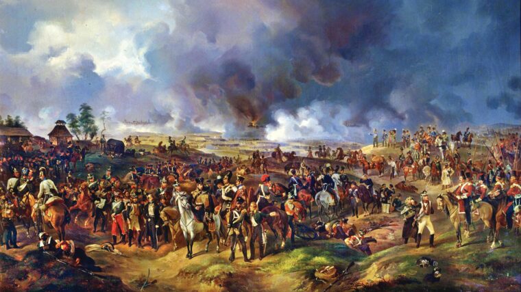 Although Napoleon took up a strong position at Leipzig, he found his Grande Armée greatly outnumbered. The titanic clash involved upwards of 500,000 combatants.