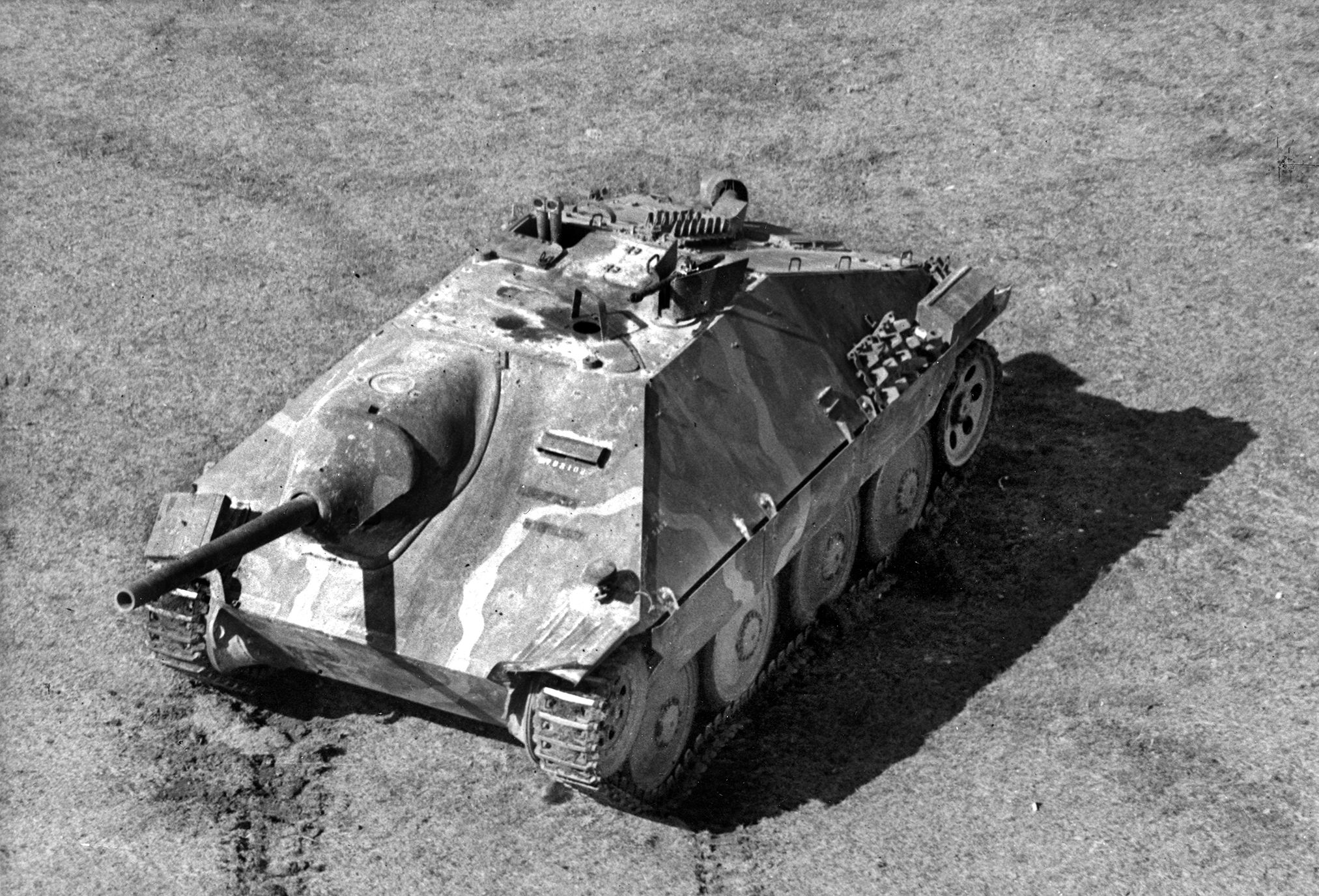 The compact Jagdpanzer, just under 7 feet tall, was most effective firing its armor-piercing and high-explosive shells at the flanks of enemy armored formations from hidden positions.