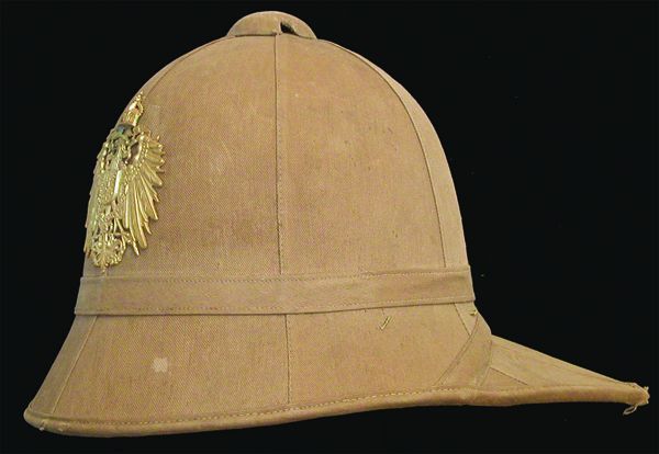 The author found a true “Holy Grail” at SOS. This Model 1902 Imperial German tropical helmet is among the rarest of any pre-WWI German helmets.