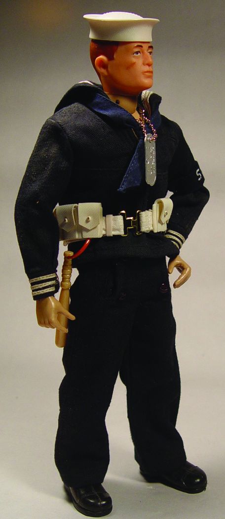 The GI Joe Action Sailor sports his signature scar and dog tags.