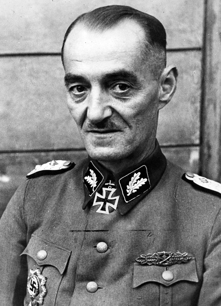 SS-Oberführer Oskar Dirlewanger commanded a unit of convicted criminals who were not expected by Nazi Germany to survive their service. The ruthless brigade that bore his name was infamous for its atrocities during the war. 