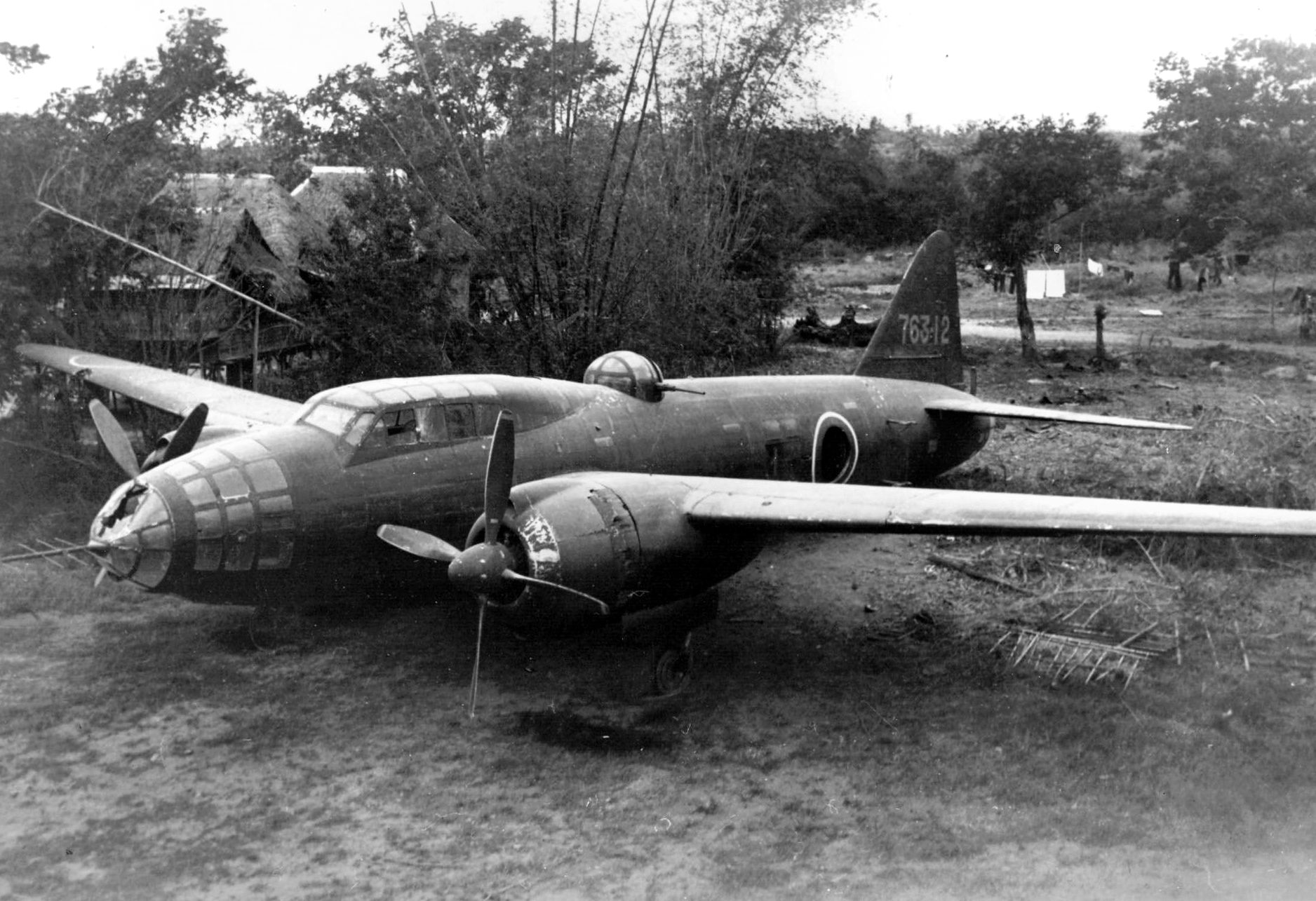 The night fighter pilots of VMFN-531 scored their first aerial victory against the Japanese in downing a Mitsubishi G4M bomber like this one, known to the Allies by the code name “Betty.”