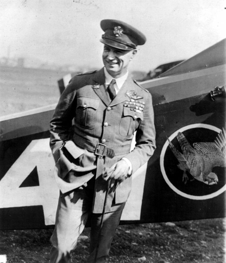 General Billy Mitchell, the controversial advocate of U.S. Army air power, is shown in uniform during the 1920s. Mitchell was court-martialed for his highly opinionated stance, but many of his observations were later vindicated. 