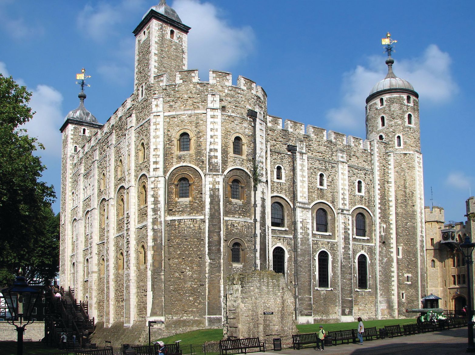 Built by William the Conqueror in 1078, the White Tower the is part of a large complex of buildings known as the Tower of London, officially “His Majesty's Royal Palace and Fortress of the Tower of London.”