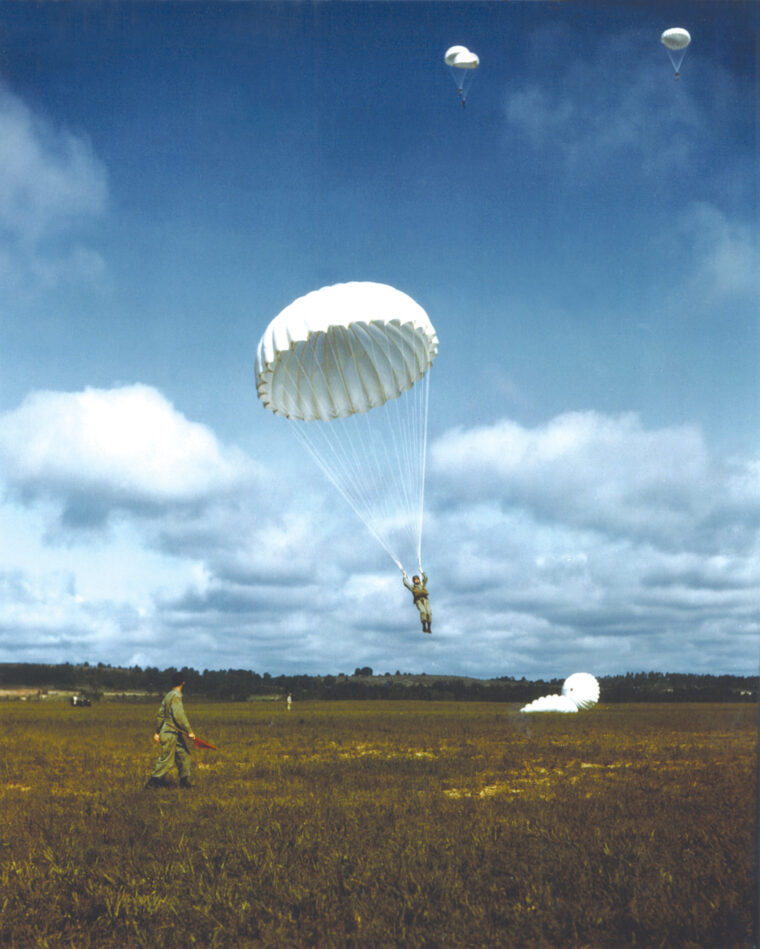 Graduation. A student makes a successful landing on Mother Earth.