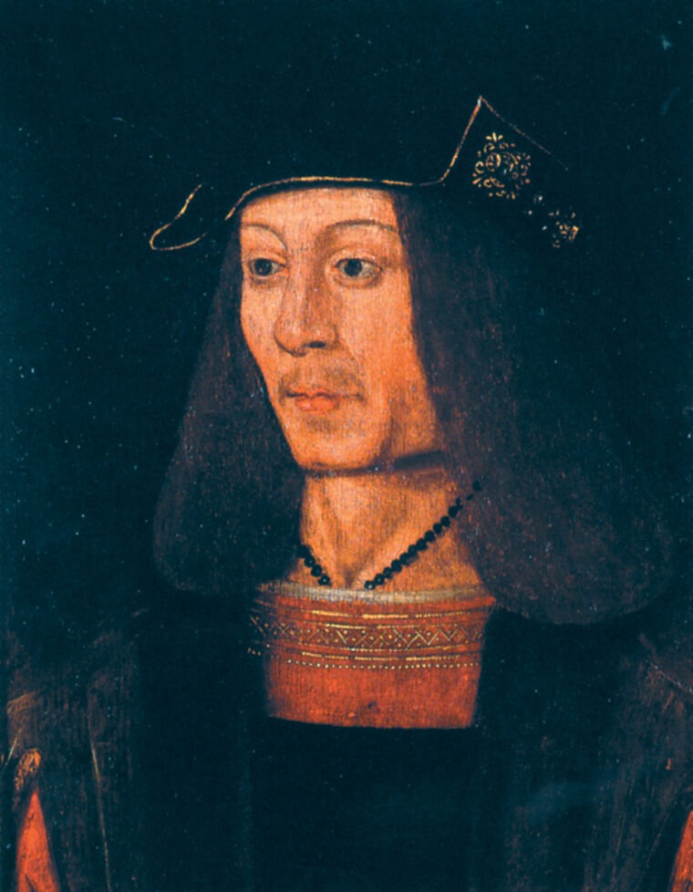 Gaelic-speaking King James IV of Scotland was a thorn in the side of the English until his defeat and death at Flodden in September 1513.
