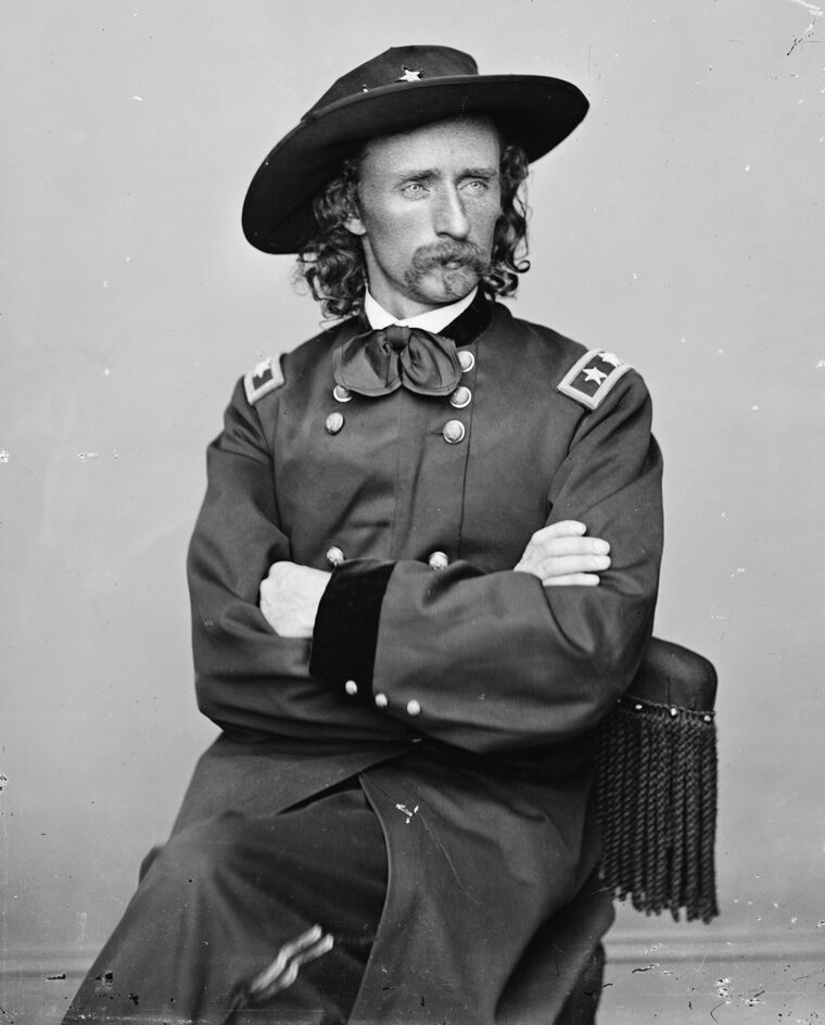 Union Brigadier General George Armstrong Custer. 