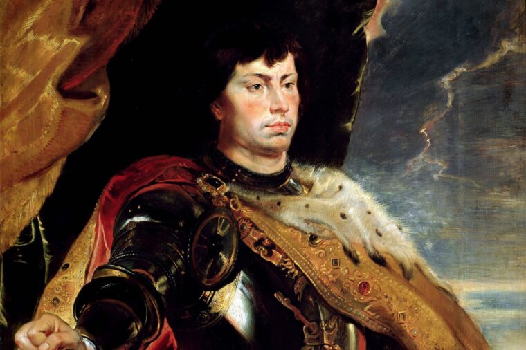 Portrait of Charles the Bold, Duke of Burgundy, painted c. 1618 by Peter Paul Rubens.